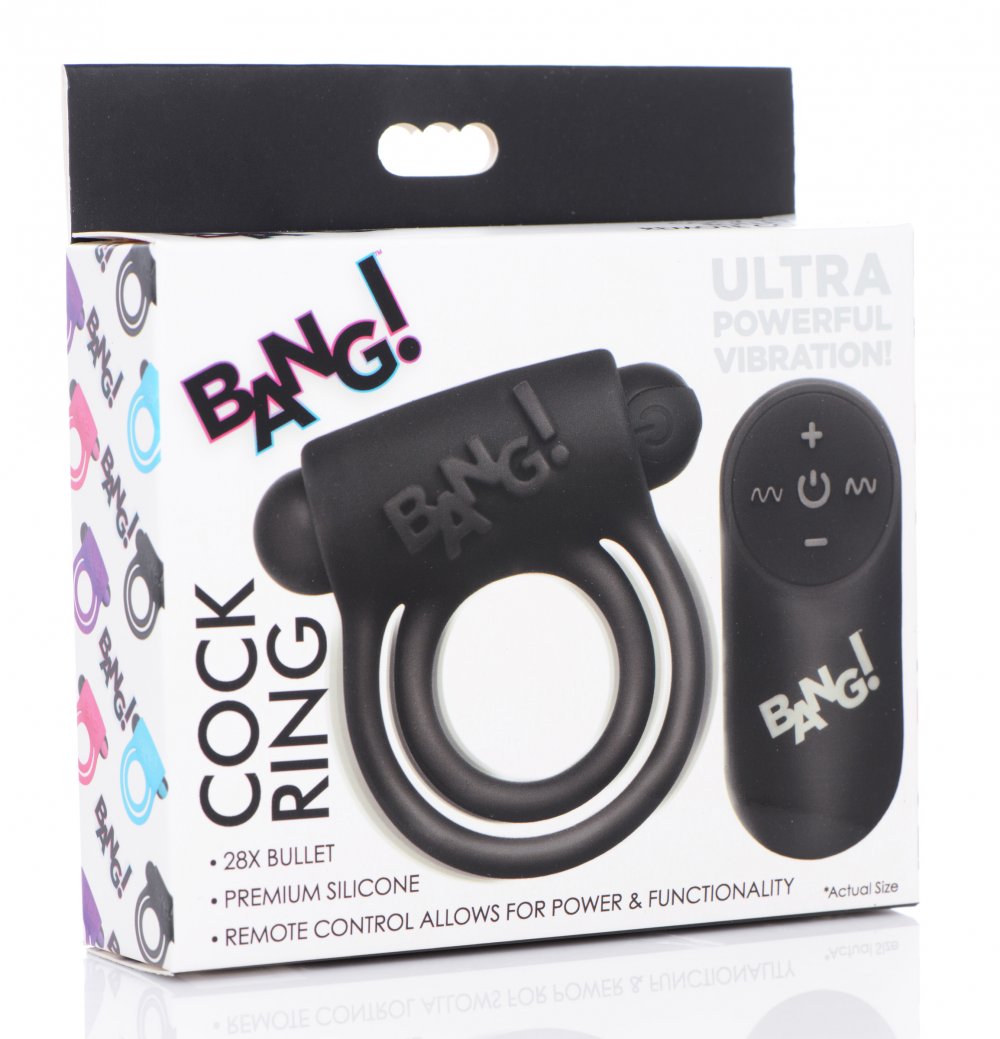 Remote Control Vibrating Cock Ring and Bullet