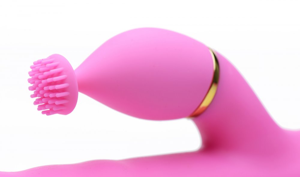 10X Thrusting Silicone Rabbit w/ 3 Attachments